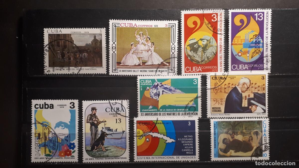 Sellos: CUBA. &deg;. Lote a catalogar