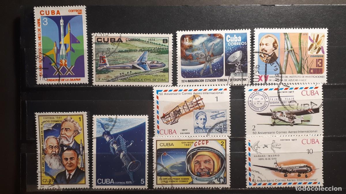 Sellos: CUBA. &deg;. Lote a catalogar