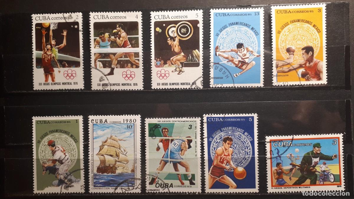 Sellos: CUBA. &deg;. Lote a catalogar