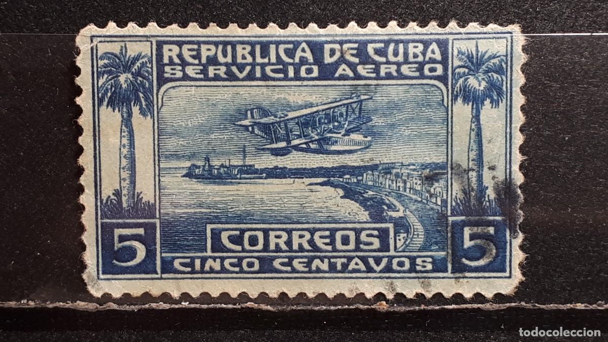 Sellos: CUBA. A&Ntilde;O 1927. &deg;. YVERT A&eacute;reo 1