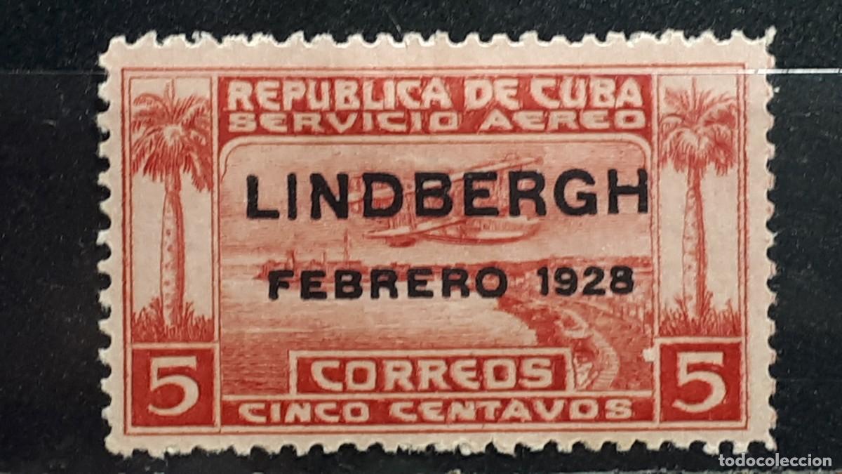 Sellos: CUBA. A&Ntilde;O 1927. *. YVERT A&eacute;reo 2