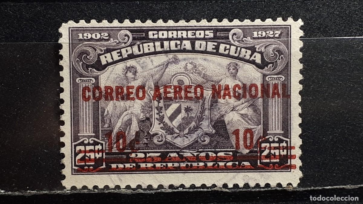 Sellos: CUBA. A&Ntilde;O 1938. &deg;. YVERT A&eacute;reo 3