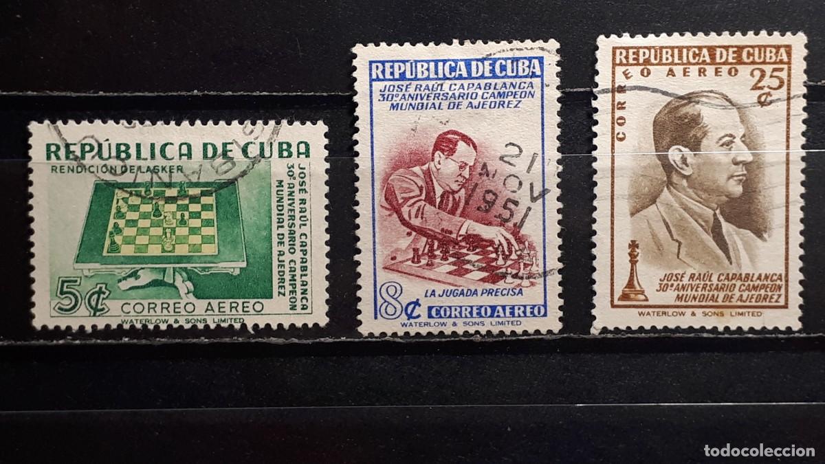 Sellos: CUBA. A&Ntilde;O 1951. &deg;. YVERT A&eacute;reo 43/5