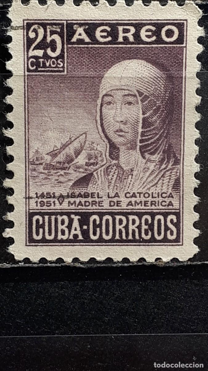 Sellos: CUBA. A&Ntilde;O 1952. &deg;. YVERT A&eacute;reo 49