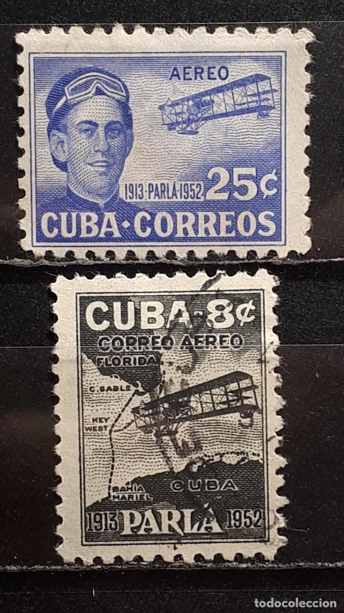 Sellos: CUBA. A&Ntilde;O 1952. &deg;/(*)/*. YVERT A&eacute;reo 60/1