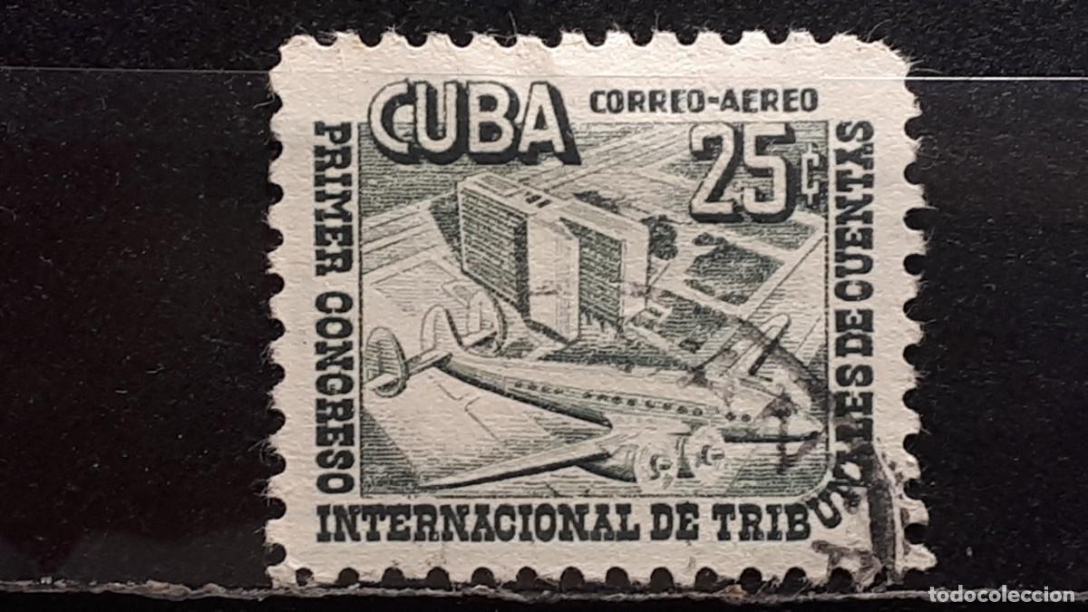 Sellos: CUBA. A&Ntilde;O 1953. &deg;. YVERT A&eacute;reo 89