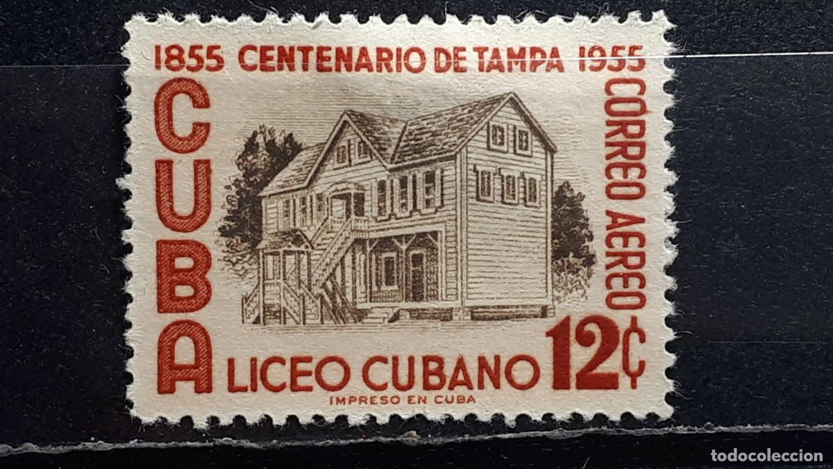 Sellos: CUBA. A&Ntilde;O 1955. *. YVERT A&eacute;reo 115