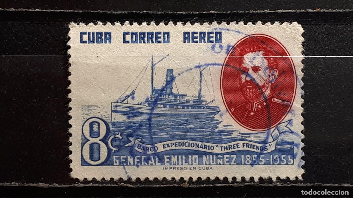 Sellos: CUBA. A&Ntilde;O 1955. &deg;. YVERT A&eacute;reo 125