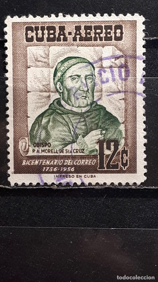 Sellos: CUBA. A&Ntilde;O 1956. &deg;. YVERT A&eacute;reo 128.
