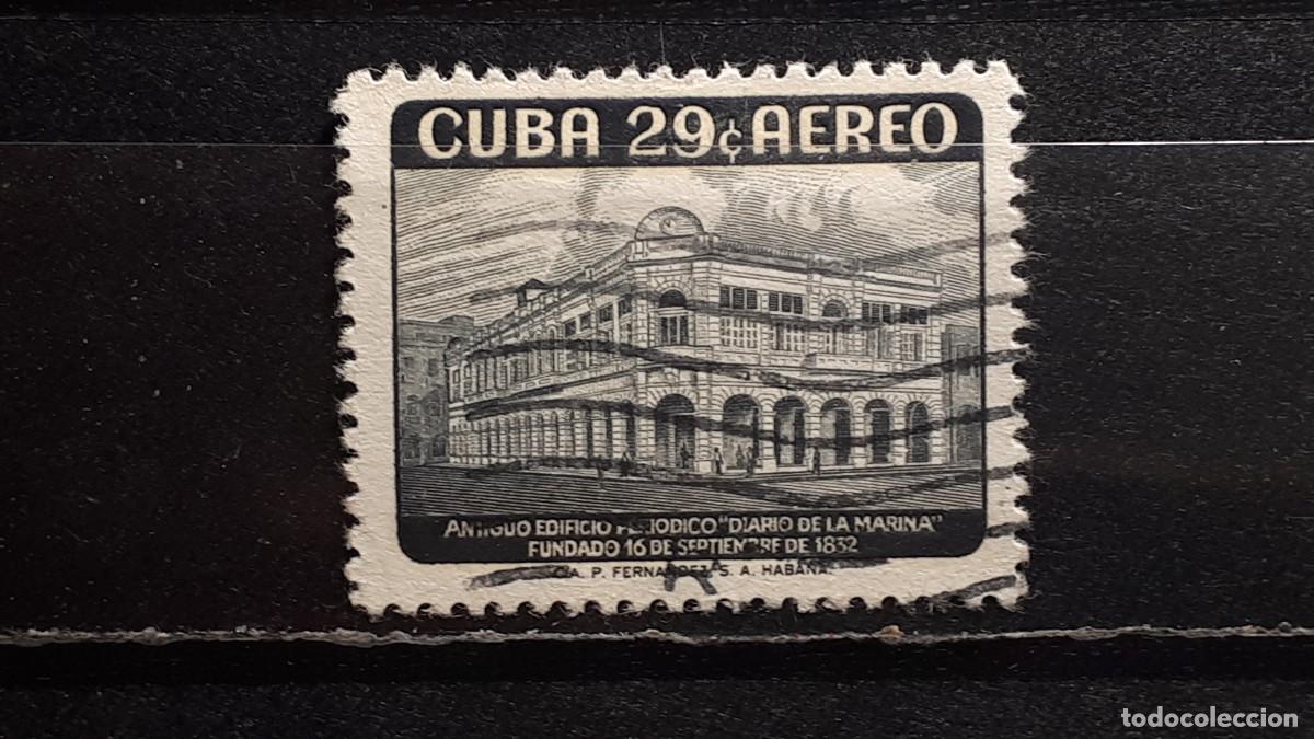 Sellos: CUBA. A&Ntilde;O 1958. &deg;. YVERT A&eacute;reo 179