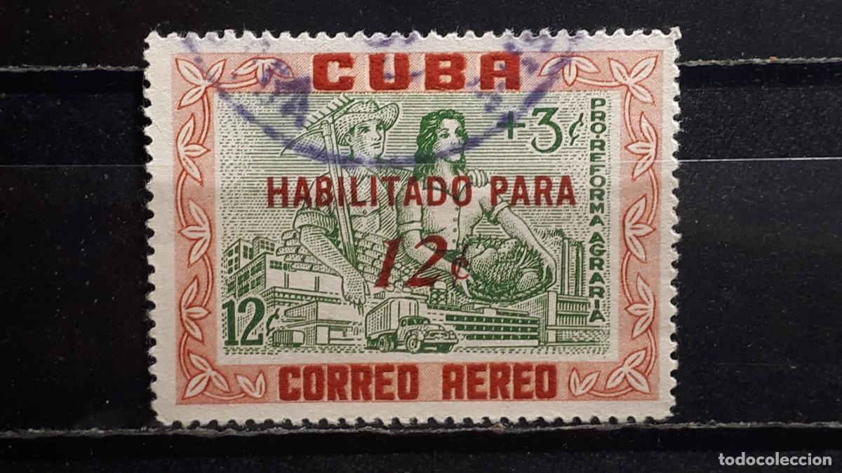 Sellos: CUBA. A&Ntilde;O 1960. &deg;. YVERT A&eacute;reo 203