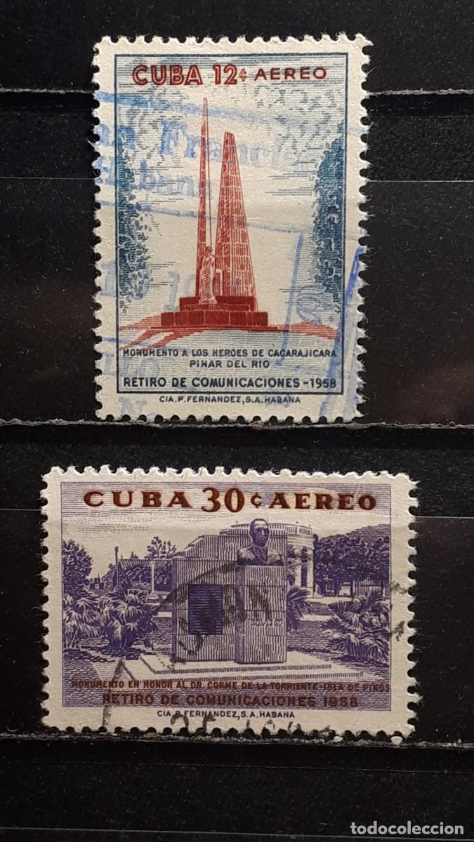 Sellos: CUBA. A&Ntilde;O 1960. &deg;. YVERT A&eacute;reo 207, 209