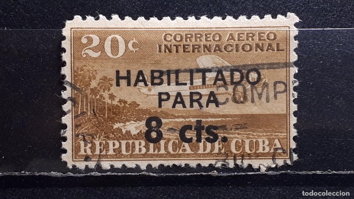 Sellos: CUBA. A&Ntilde;O 1961. &deg;. YVERT A&eacute;reo 233