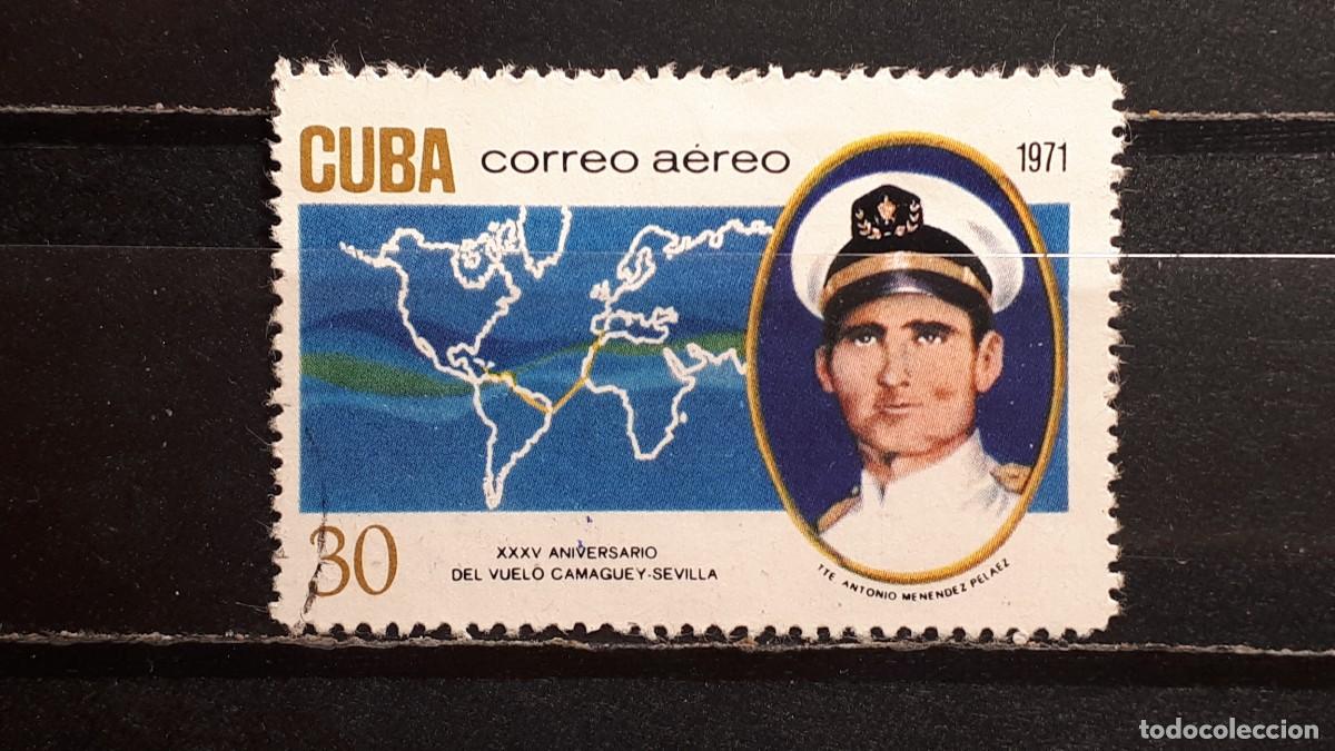 Sellos: CUBA. A&Ntilde;O 1971. &deg;. YVERT A&eacute;reo 252