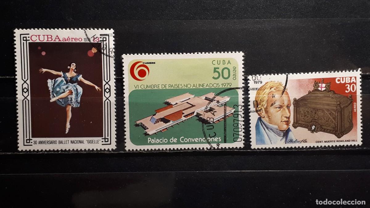 Sellos: CUBA. A&Ntilde;O 1978. &deg;. YVERT A&eacute;reo 306, 313, 315
