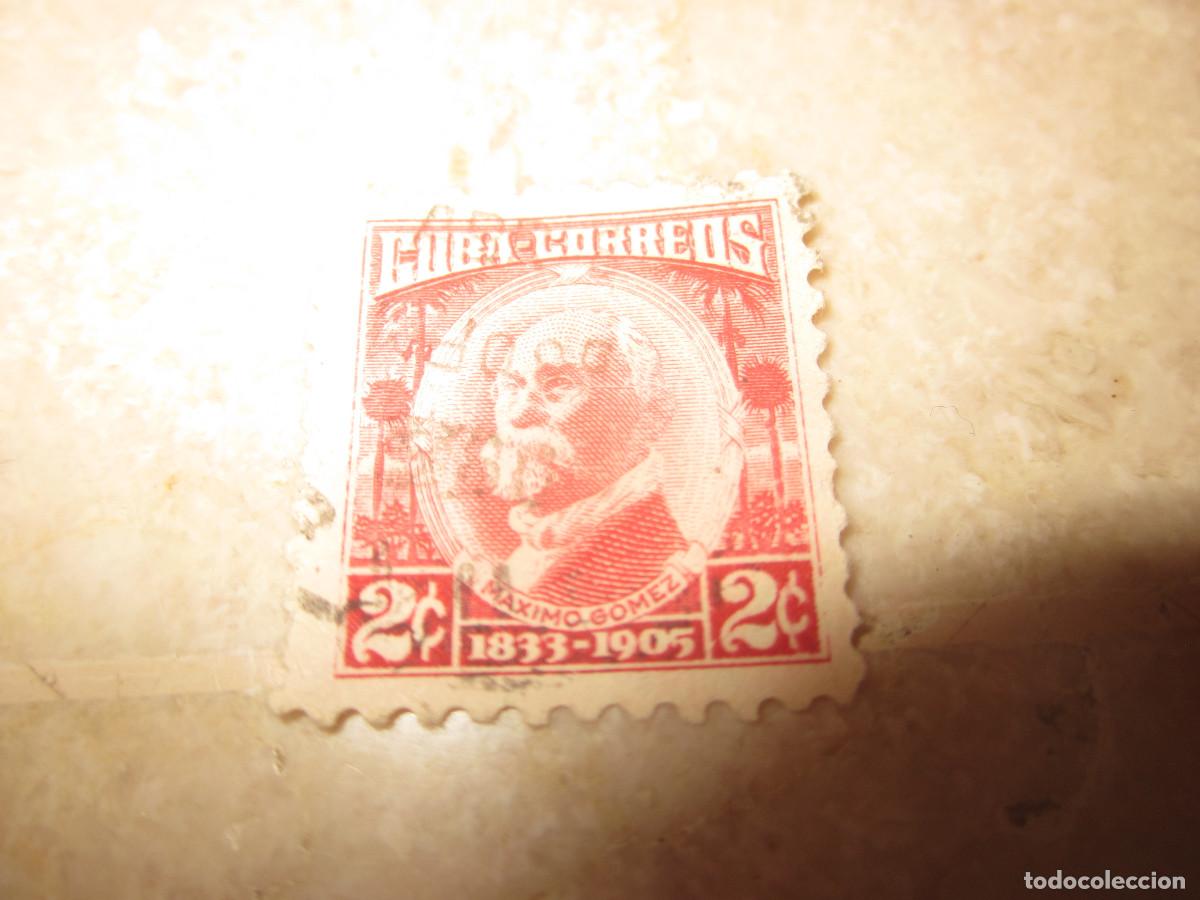 Sellos: SELLO 2 C - CUBA - MAXIMO GOMEZ - Foto 1