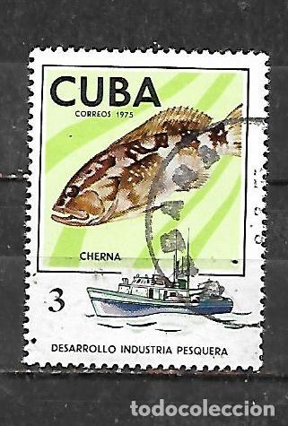 Sellos: 1975: Desarrollo de la industria pesquera cubana - Mero (CTO)