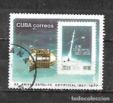 Sellos: 1977: XX Aniversario del lanzamiento del 1&ordm; sat&eacute;lite artificial - Cosmos (CTO)