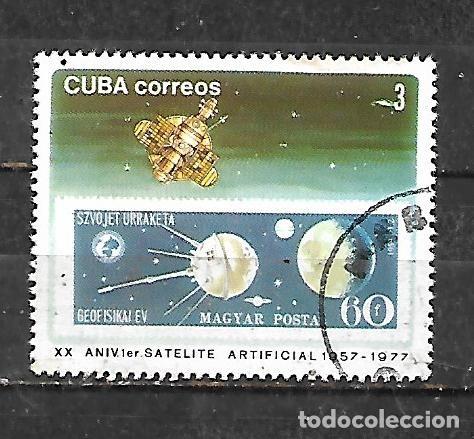 Sellos: 1977: XX Aniversario del lanzamiento del 1&ordm; sat&eacute;lite artificial - Luna 16 (CTO)