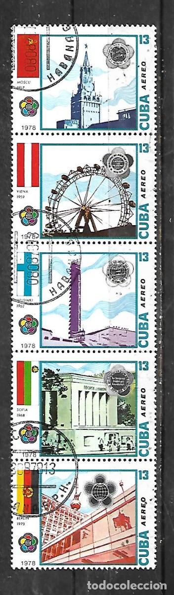 Sellos: 1978 XI Festival mundial de la juventud y de los estudiantes. La Habana. Historial de los festivales