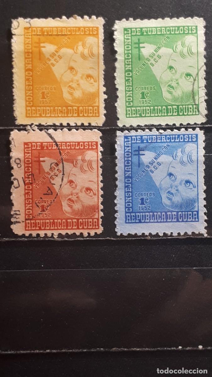 Sellos: CUBA. A&Ntilde;O 1952. &deg;. YVERT 15/8. beneficencia.