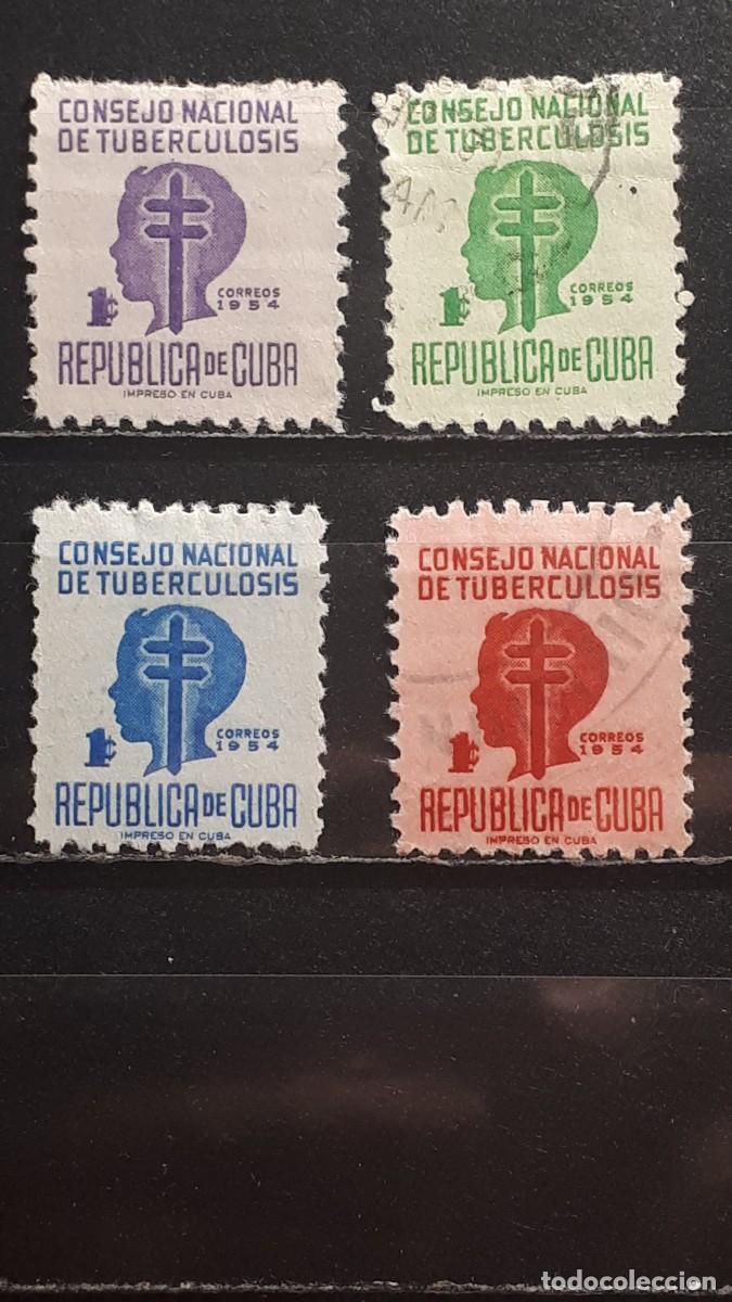 Sellos: CUBA. A&Ntilde;O 1954. &deg;. YVERT 20/3. beneficencia.