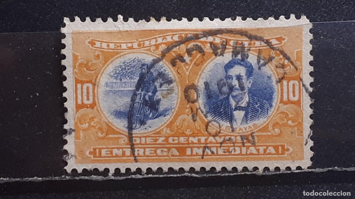 Sellos: CUBA. A&Ntilde;O 1910 &deg;. YVERT 3. Urgente