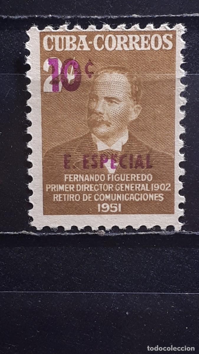 Sellos: CUBA. A&Ntilde;O 1952. *. YVERT 13. Urgente