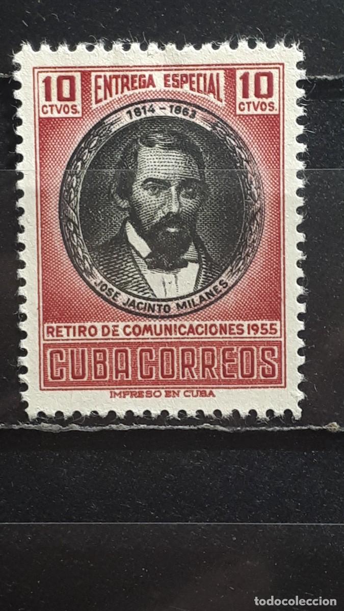 Sellos: CUBA. A&Ntilde;O 1956. *. YVERT 19. Urgente