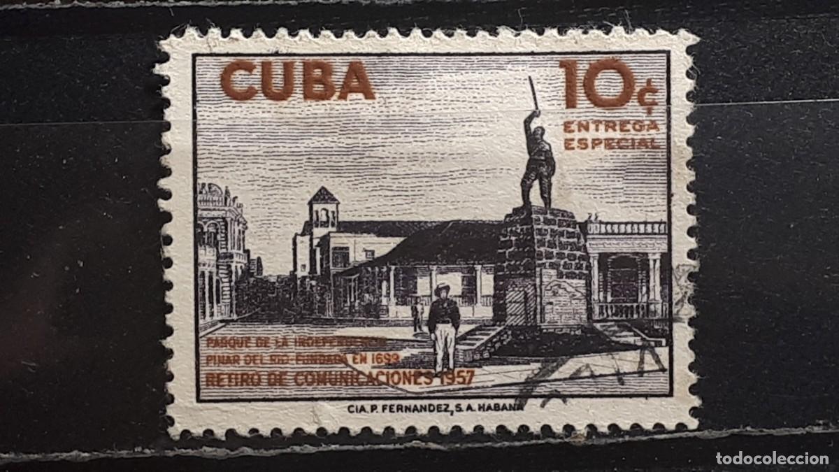 Sellos: CUBA. A&Ntilde;O 1957. &deg;. YVERT 21. Urgente