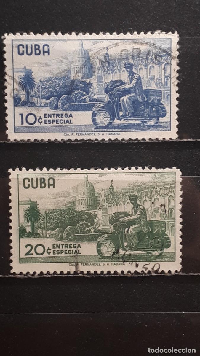 Sellos: CUBA. A&Ntilde;O 1958. &deg;. YVERT 22/3. Urgente