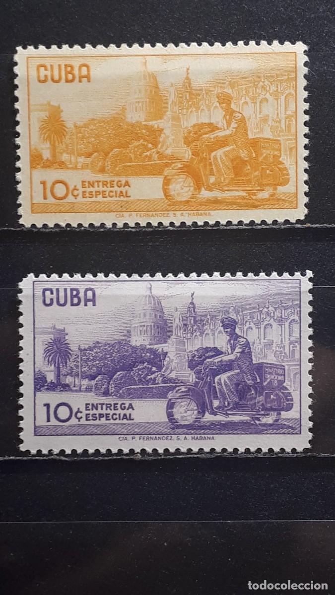 Sellos: CUBA. A&Ntilde;O 1960-1. *. YVERT 26/7. Urgente