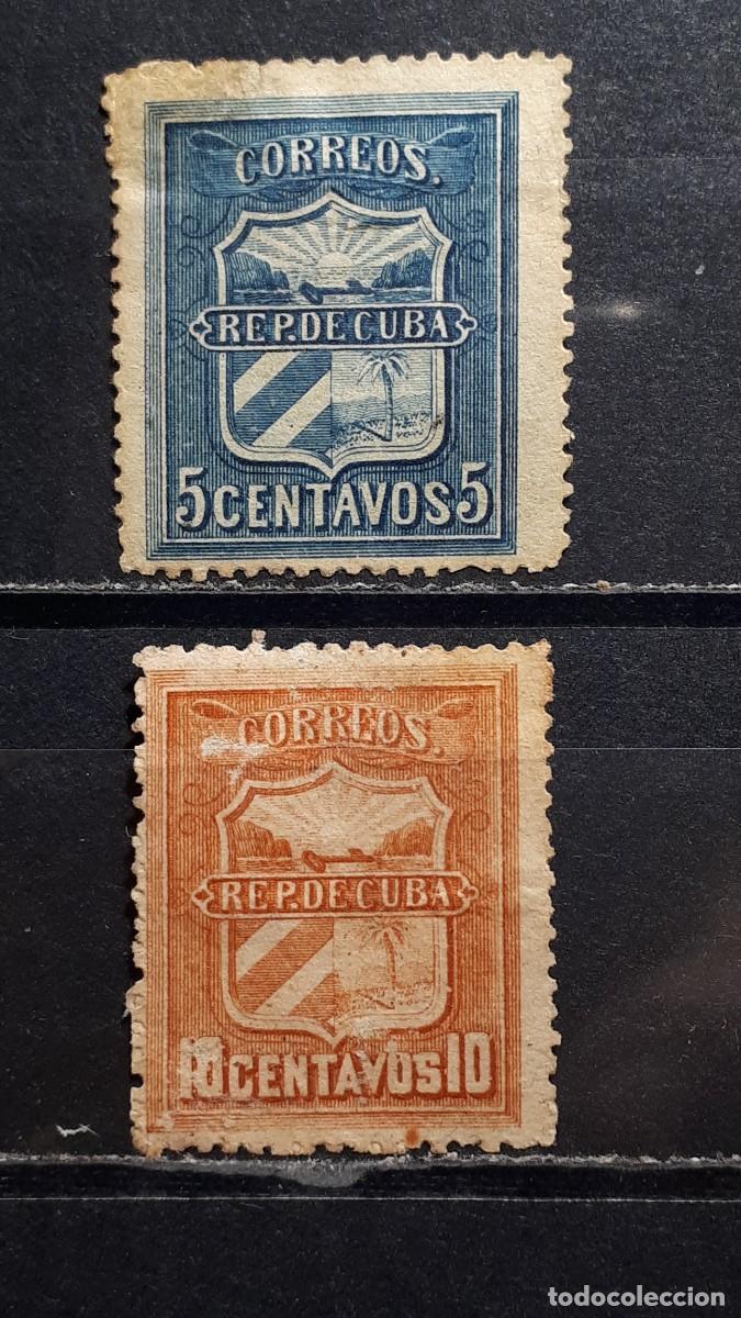 Sellos: CUBA. CORREO MAMBI. A&Ntilde;O 1896. (*)/*