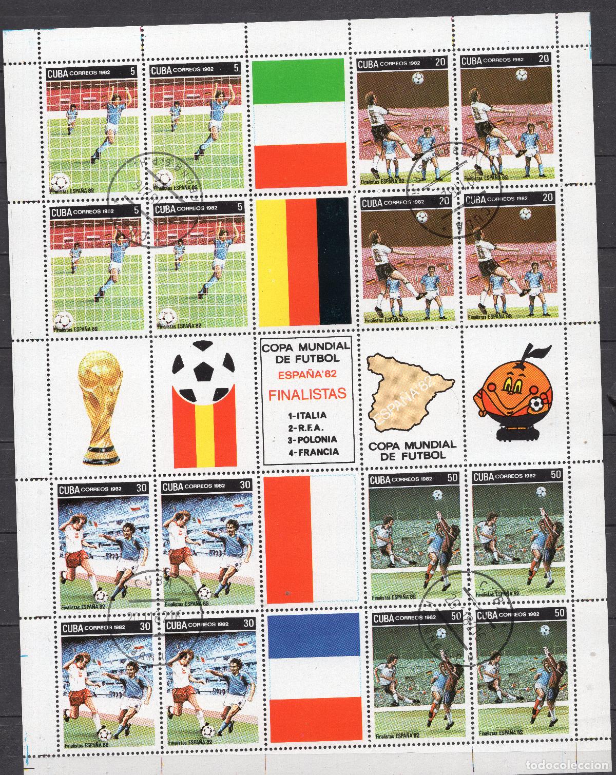 Sellos: CUBA 1982 STAMP MICHEL CU 2685-2688KB