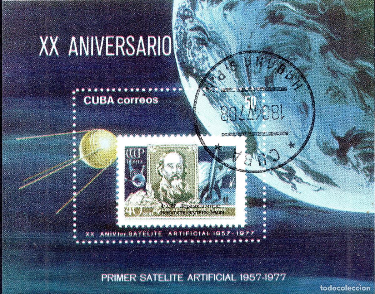 Sellos: CUBA 1977 STAMP MICHEL CU BL50