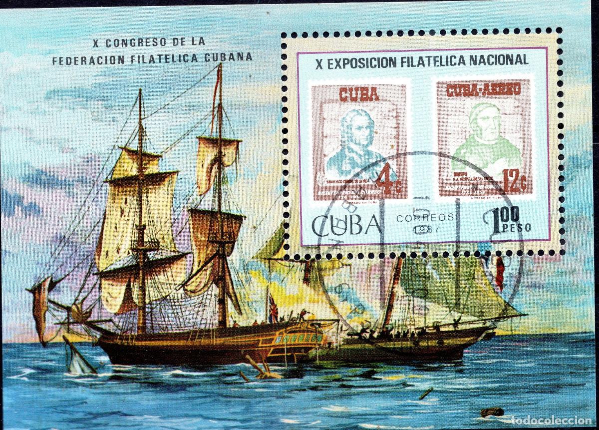 Sellos: CUBA 1987 STAMP MICHEL CU BL97