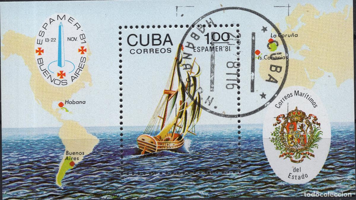 Sellos: CUBA 1981 STAMP MICHEL CU BL70