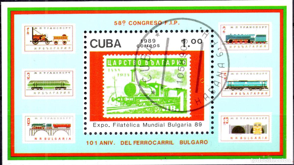 Sellos: CUBA 1989 STAMP MICHEL CU BL115