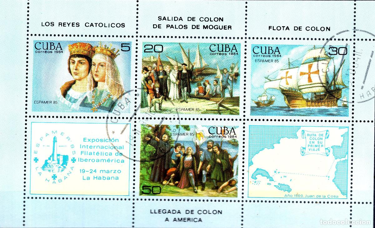 Sellos: CUBA 1984 STAMP MICHEL CU BL86