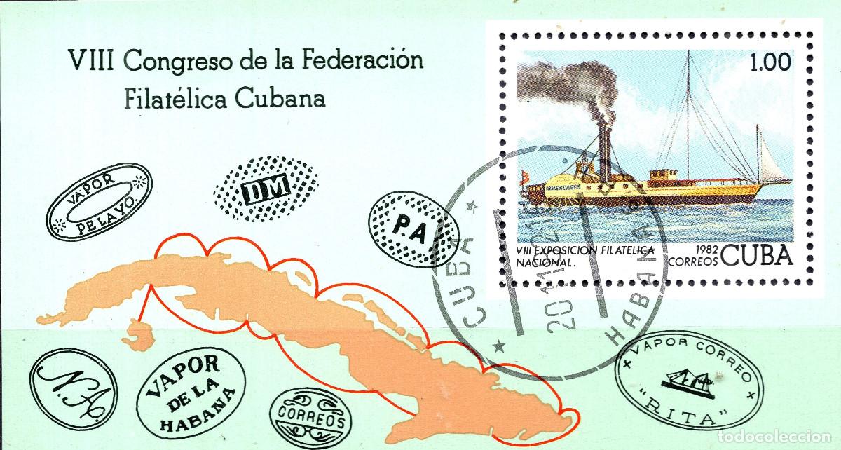 Sellos: CUBA 1982 STAMP MICHEL CU BL74