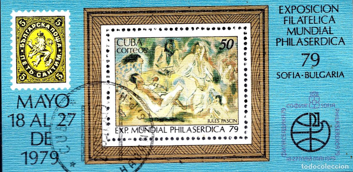 Sellos: CUBA 1979 STAMP MICHEL CU BL59