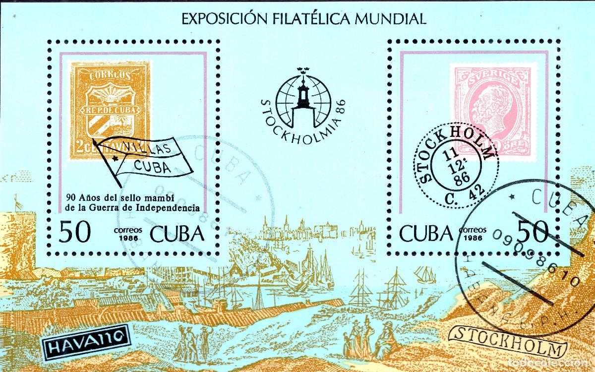 Sellos: CUBA 1986 STAMP MICHEL CU BL96