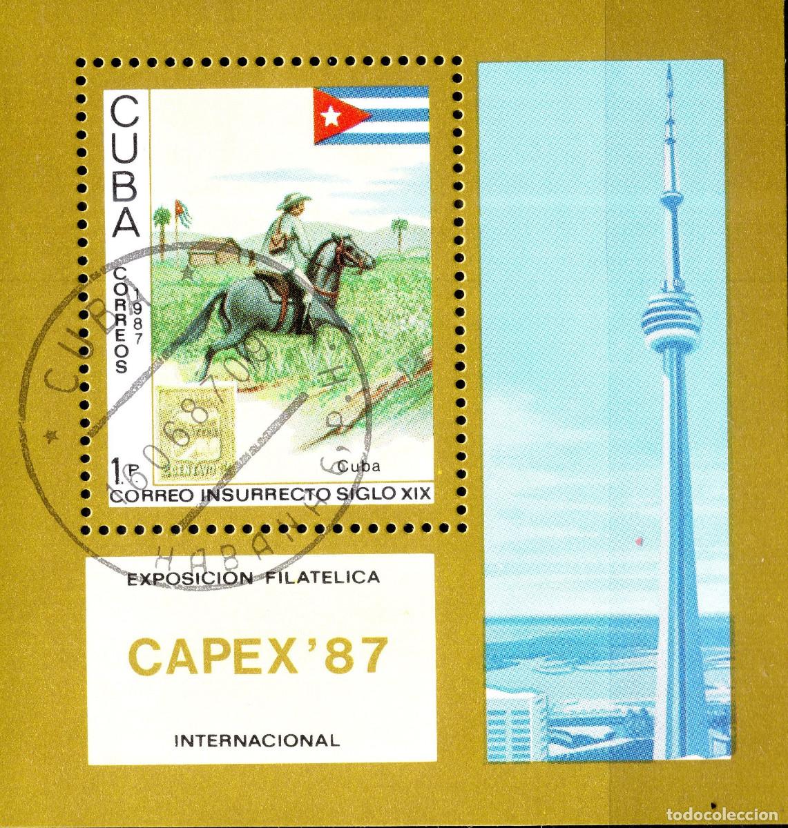 Sellos: CUBA 1987 STAMP MICHEL CU BL99