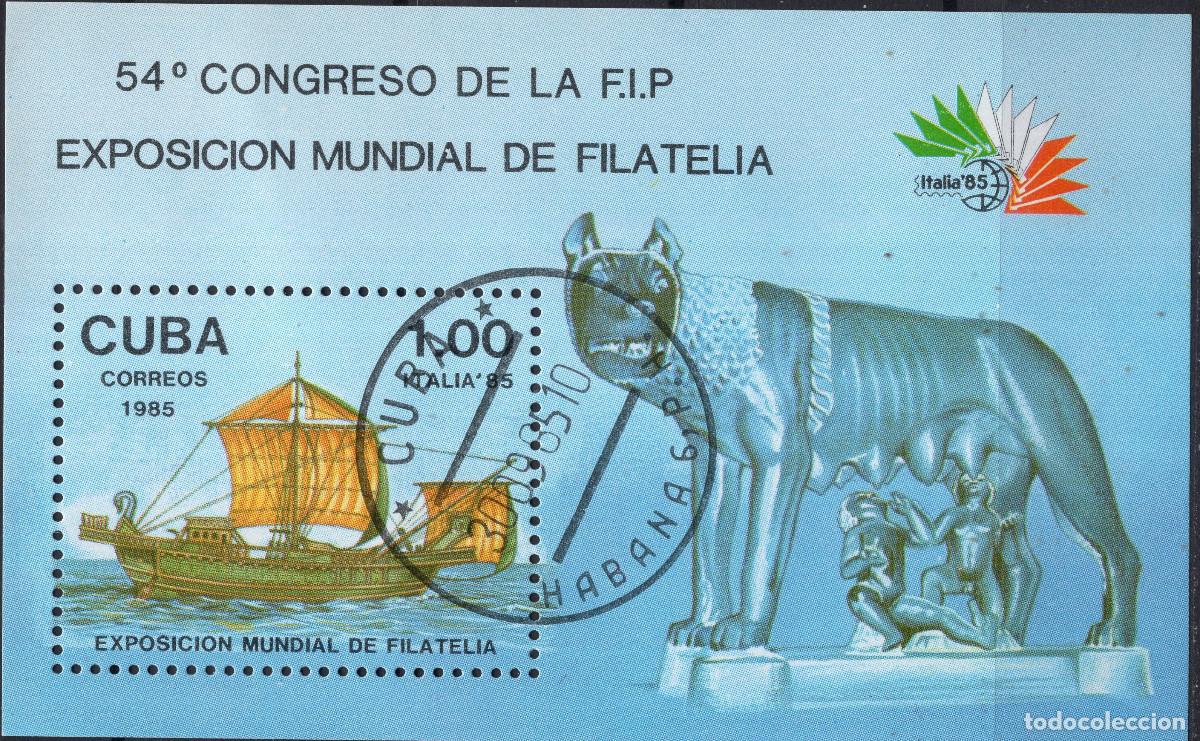Sellos: CUBA 1985 STAMP MICHEL CU BL91