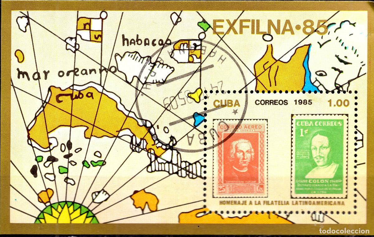 Sellos: CUBA 1985 STAMP MICHEL CU BL92
