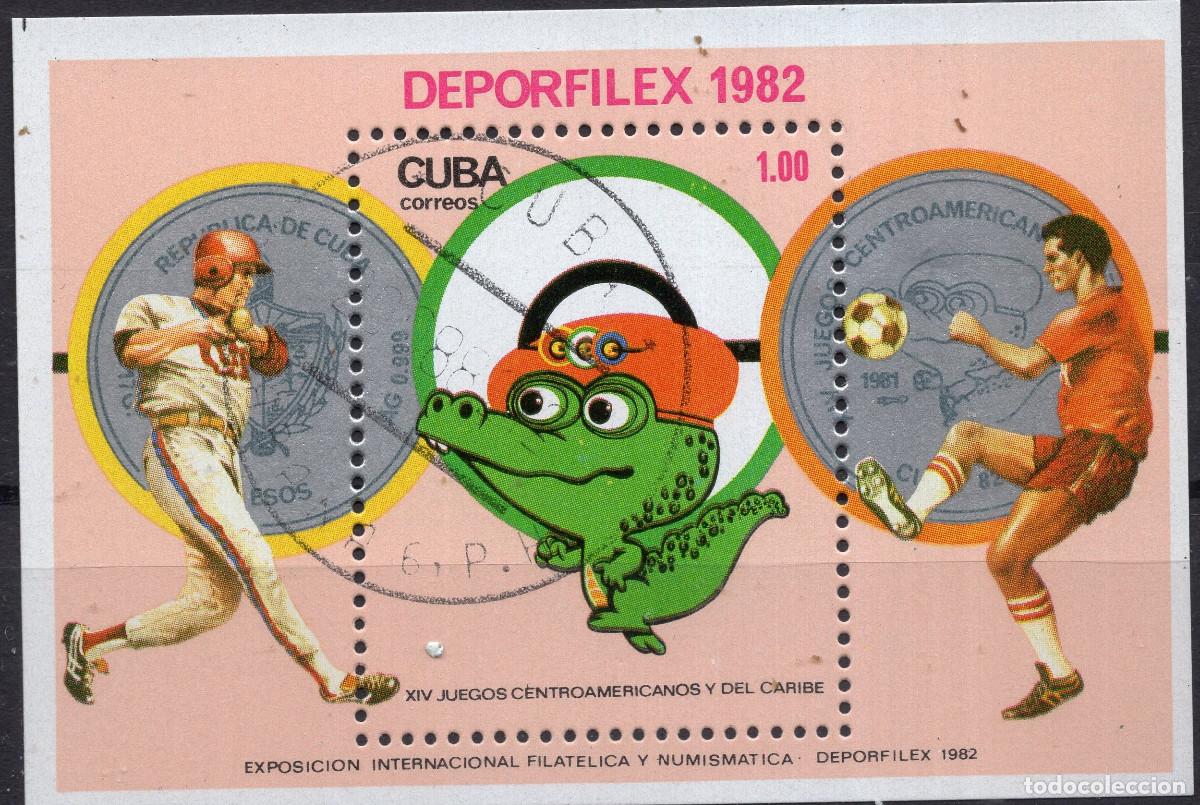 Sellos: CUBA 1982 STAMP MICHEL CU BL73