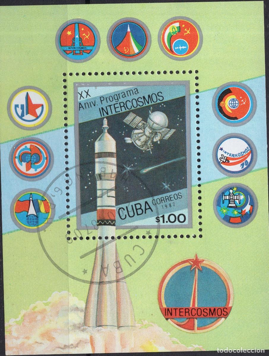 Sellos: CUBA 1987 STAMP MICHEL CU BL98