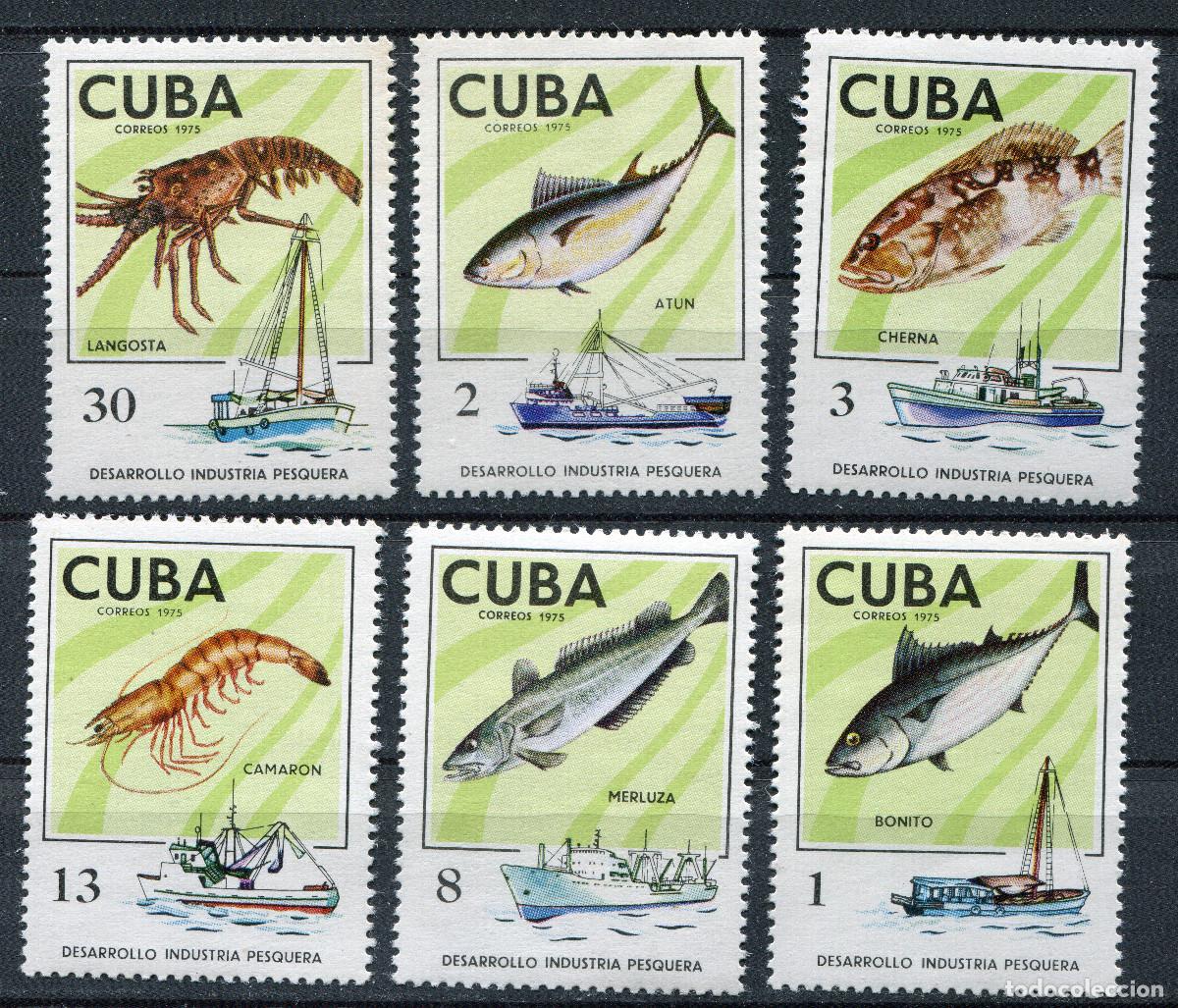 Sellos: CUBA 1975 STAMP MICHEL CU 2030-2035