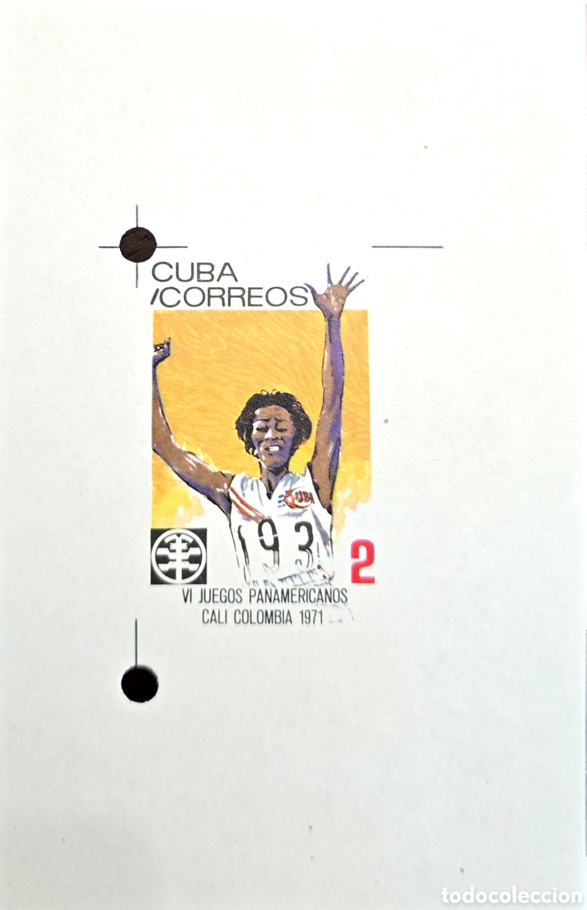 Sellos: CA)Caribean &middot; 1971 &middot; VI Pan American Games &ndash; Athletics