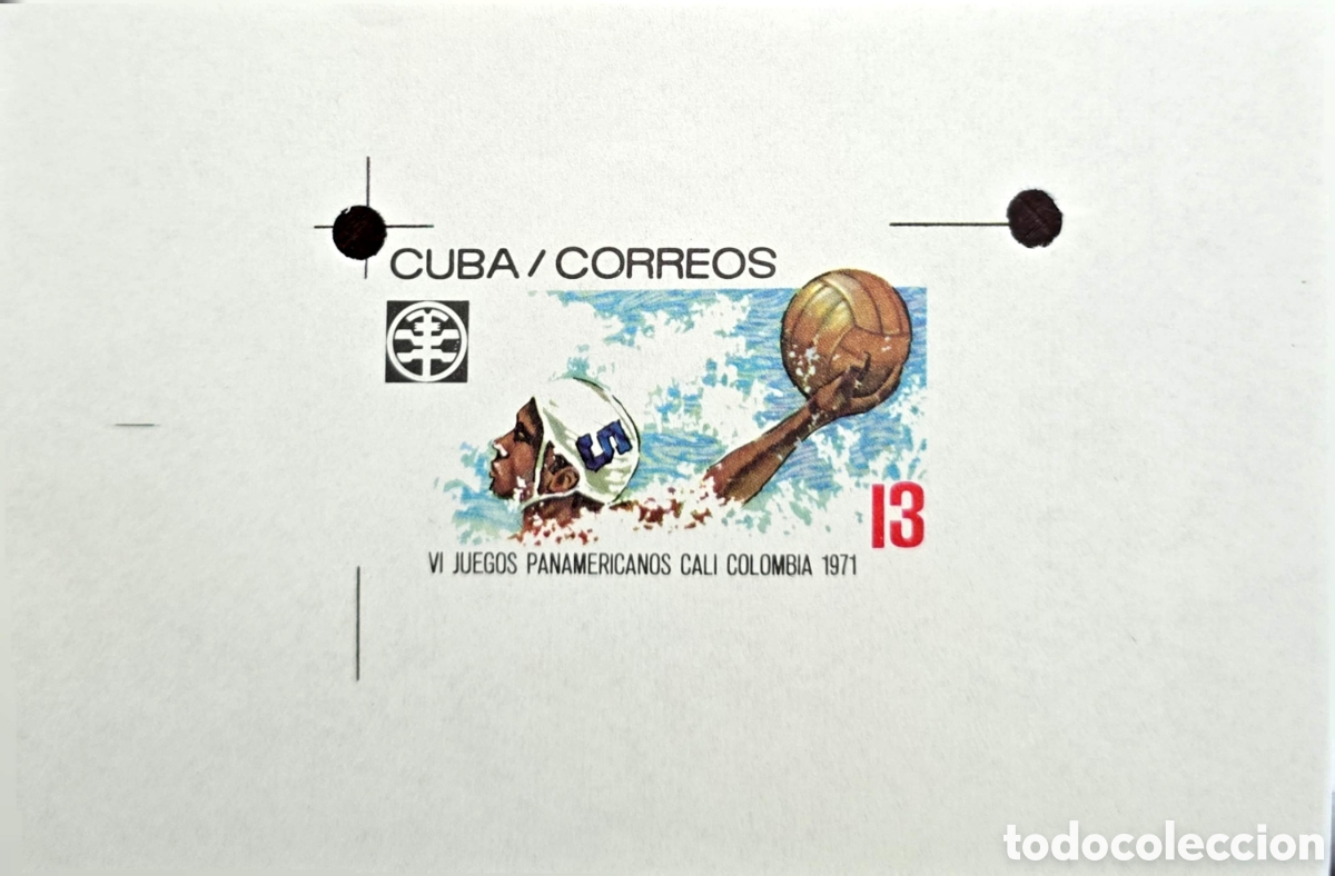 Sellos: CA)Caribean &middot; 1971 &middot; VI Pan American Games &ndash; Water Polo